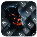 burning evil demon keyboard th android application logo